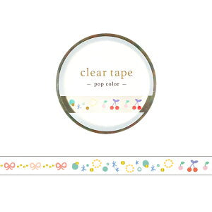 Mind Wave Washi Tape Clear 7mm Pop Color Decoration