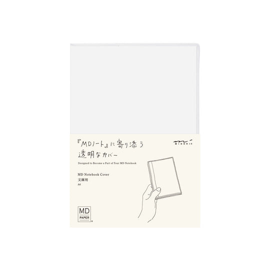 Midori Clear Plastic Notebook Cover- A6