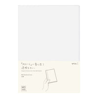 Midori Clear Plastic Notebook Cover- A5