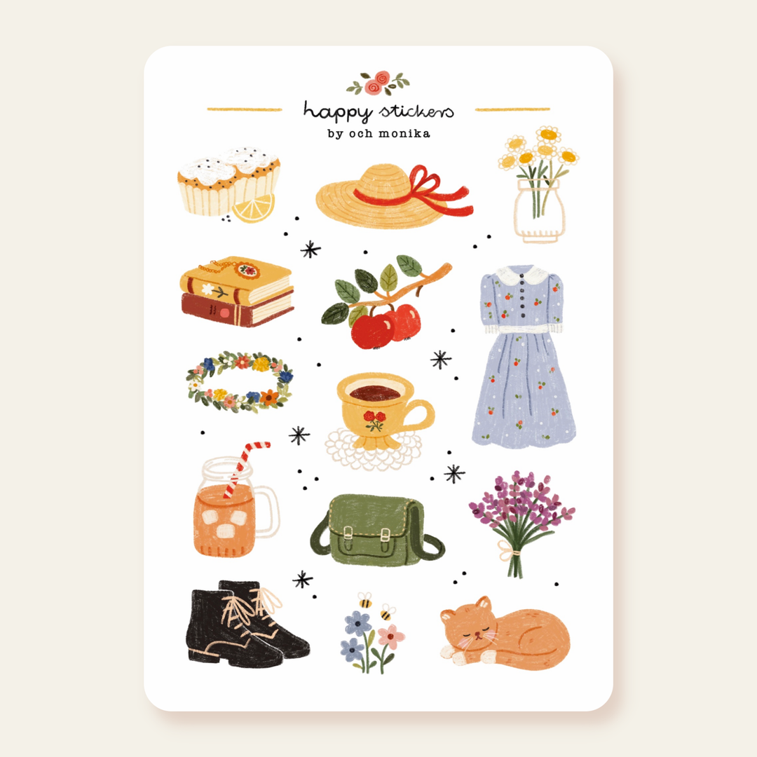 Late Summer - Planner &amp; Journal Stickers | A6 Matte Paper