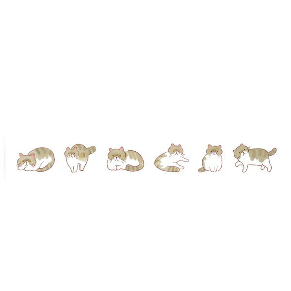 Decole Neco Rush Decoration Tape Cat Special Edition- Scottish Fold