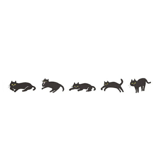 Decole Neco Rush Decoration Tape Cat Special Edition- Black Cat