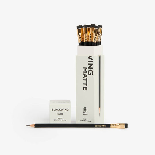 Blackwing Matte Pencil Set: Black