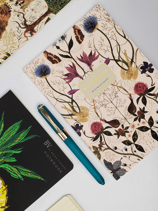 Bruno Visconti-Symmetrical Flora Notebook
