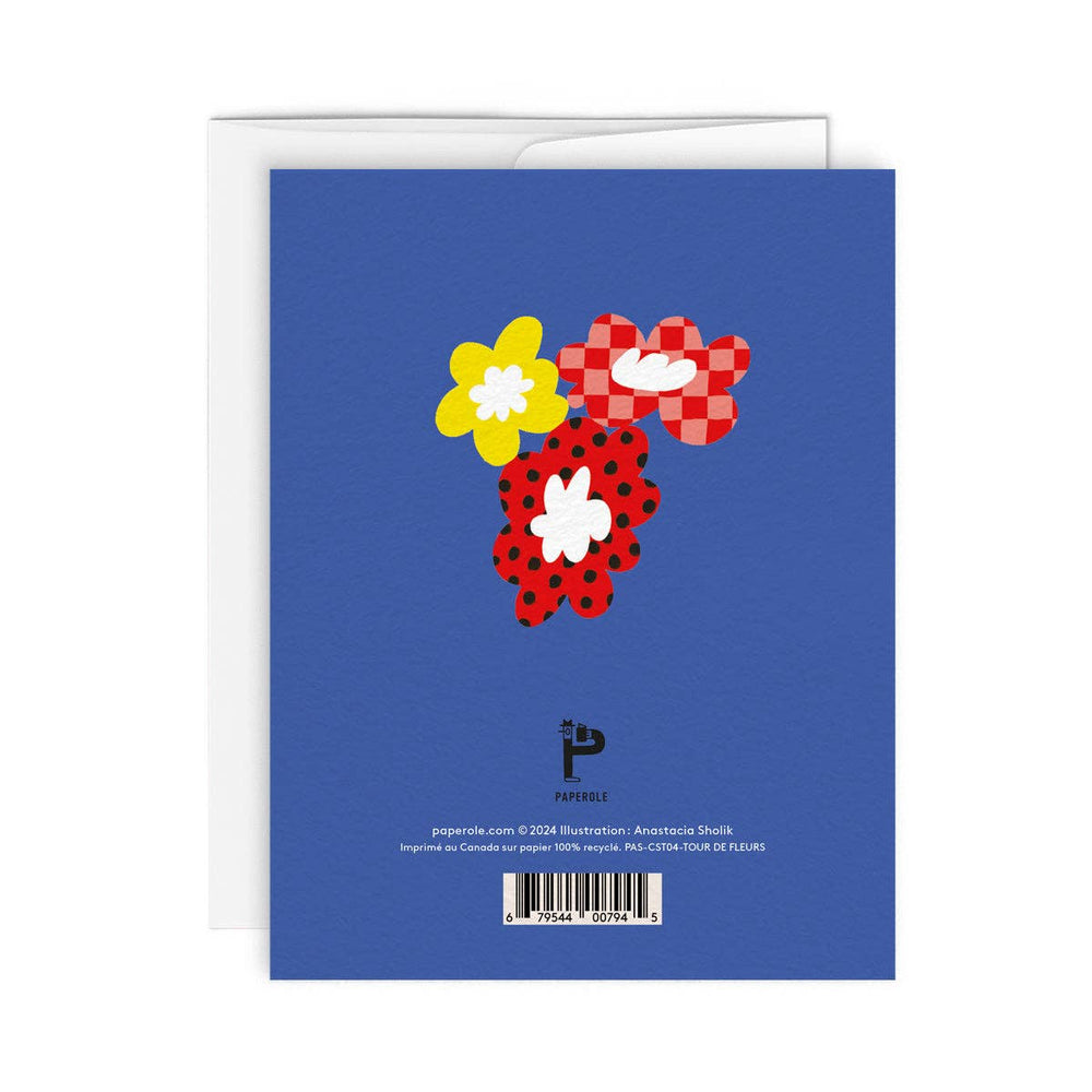 TOUR DE FLEURS — Greeting card