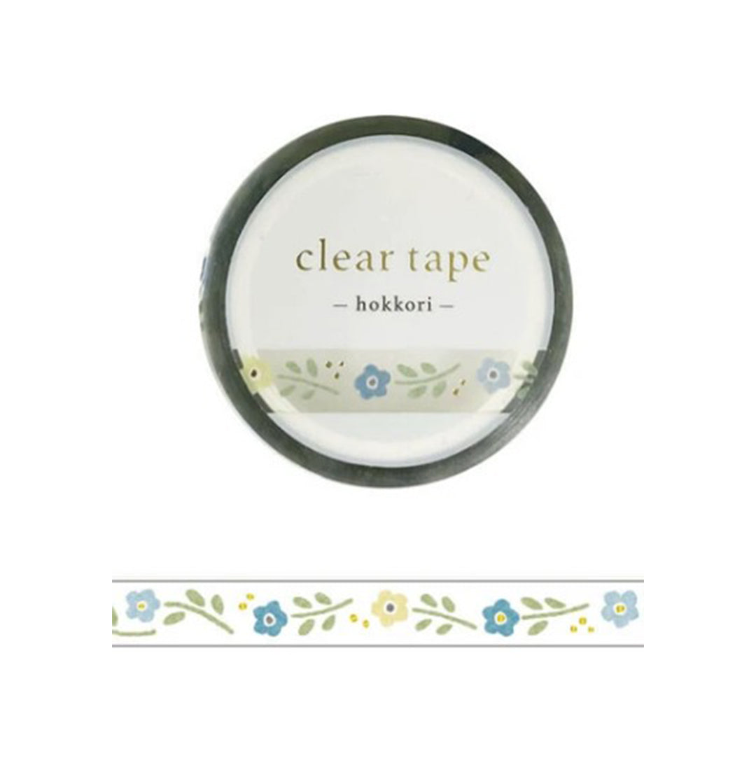 Mind Wave Washi Tape Clear Foil Stamped 7mm Width Hokkori Hana 2