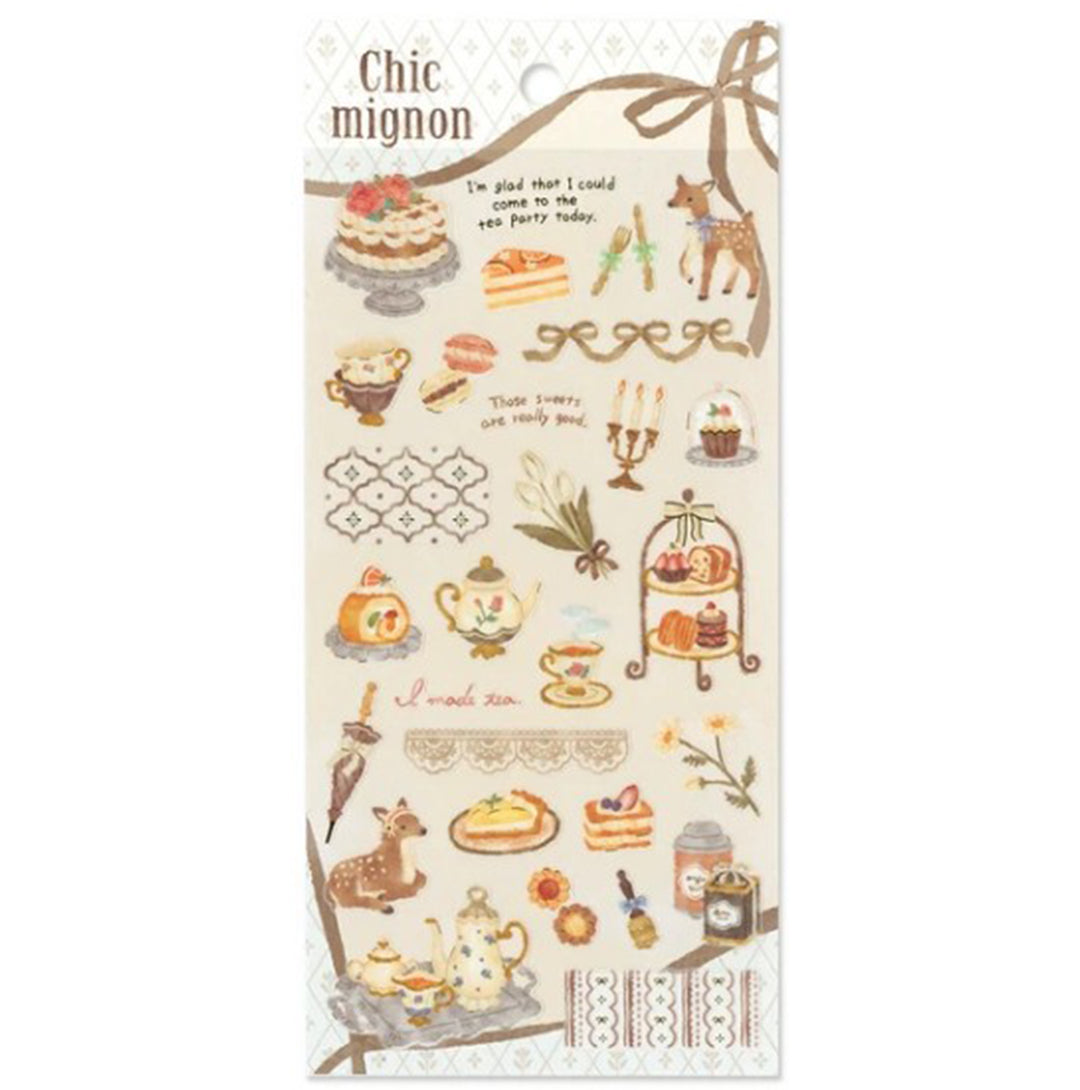 Mind Wave Stickers Chick Mignon Tea Party