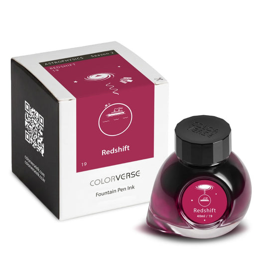 Colorverse Fountain Pen Ink Astrophysics Season 2- No.19 Redshift