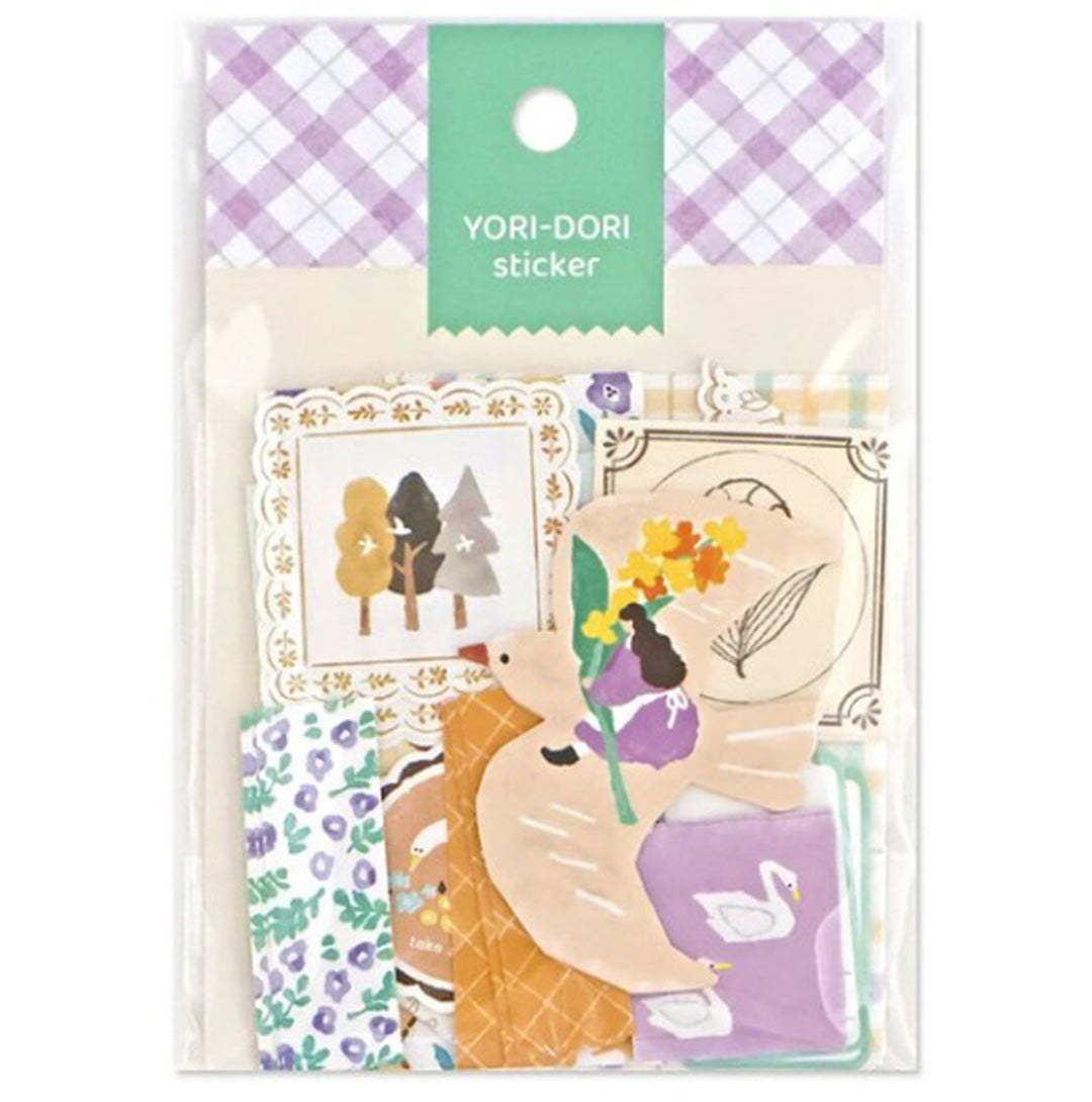 Mind Wave Stickers Yori Dori- Riding On The Back Of A Bird