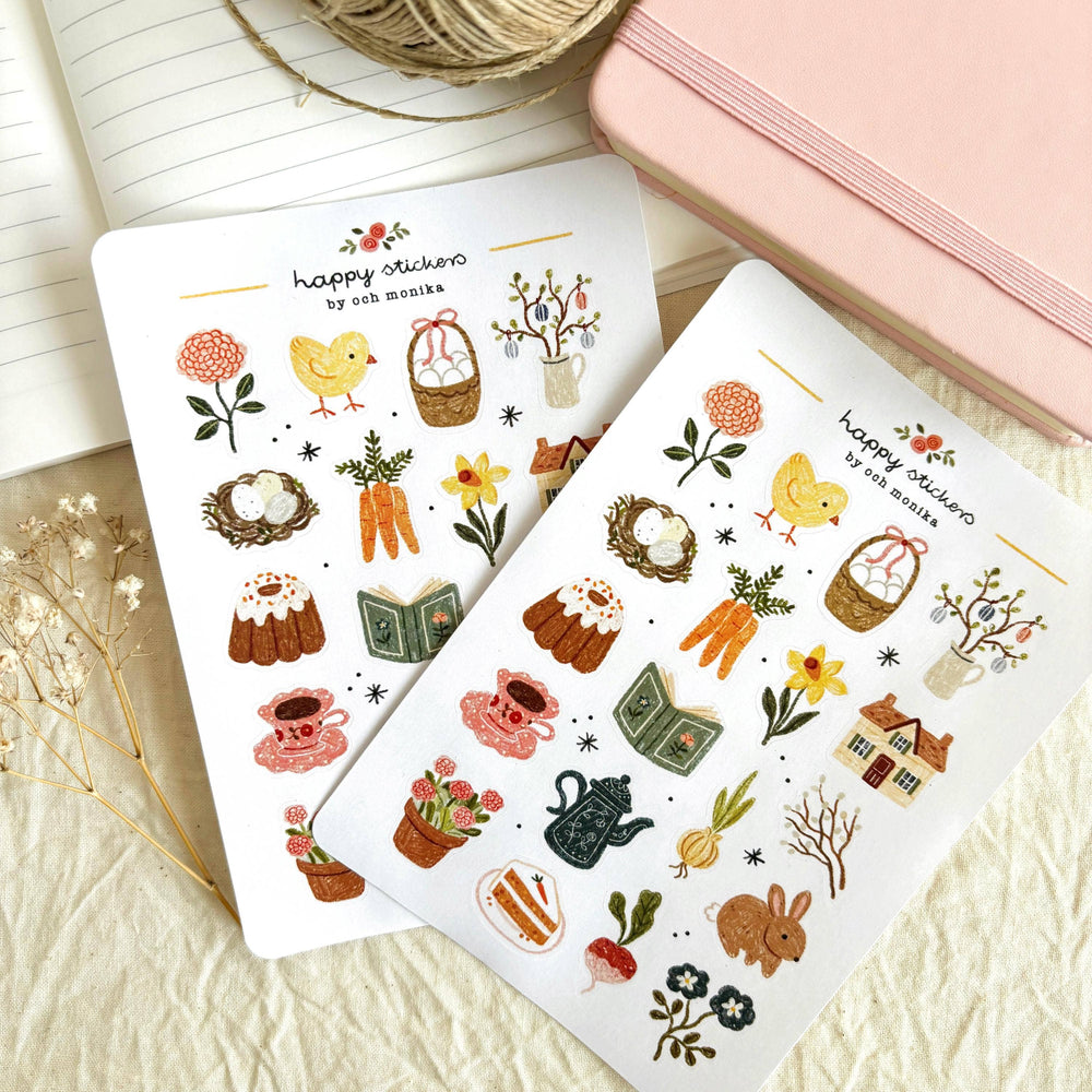 Early Spring - Planner & Journal Stickers | A6 Matte Paper