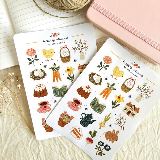 Early Spring - Planner &amp; Journal Stickers | A6 Matte Paper