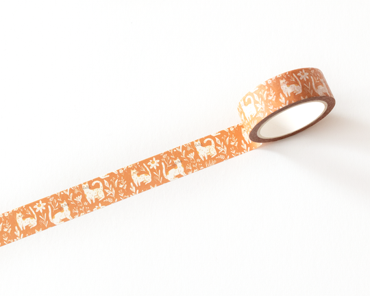Woodland Cat Washi Tape