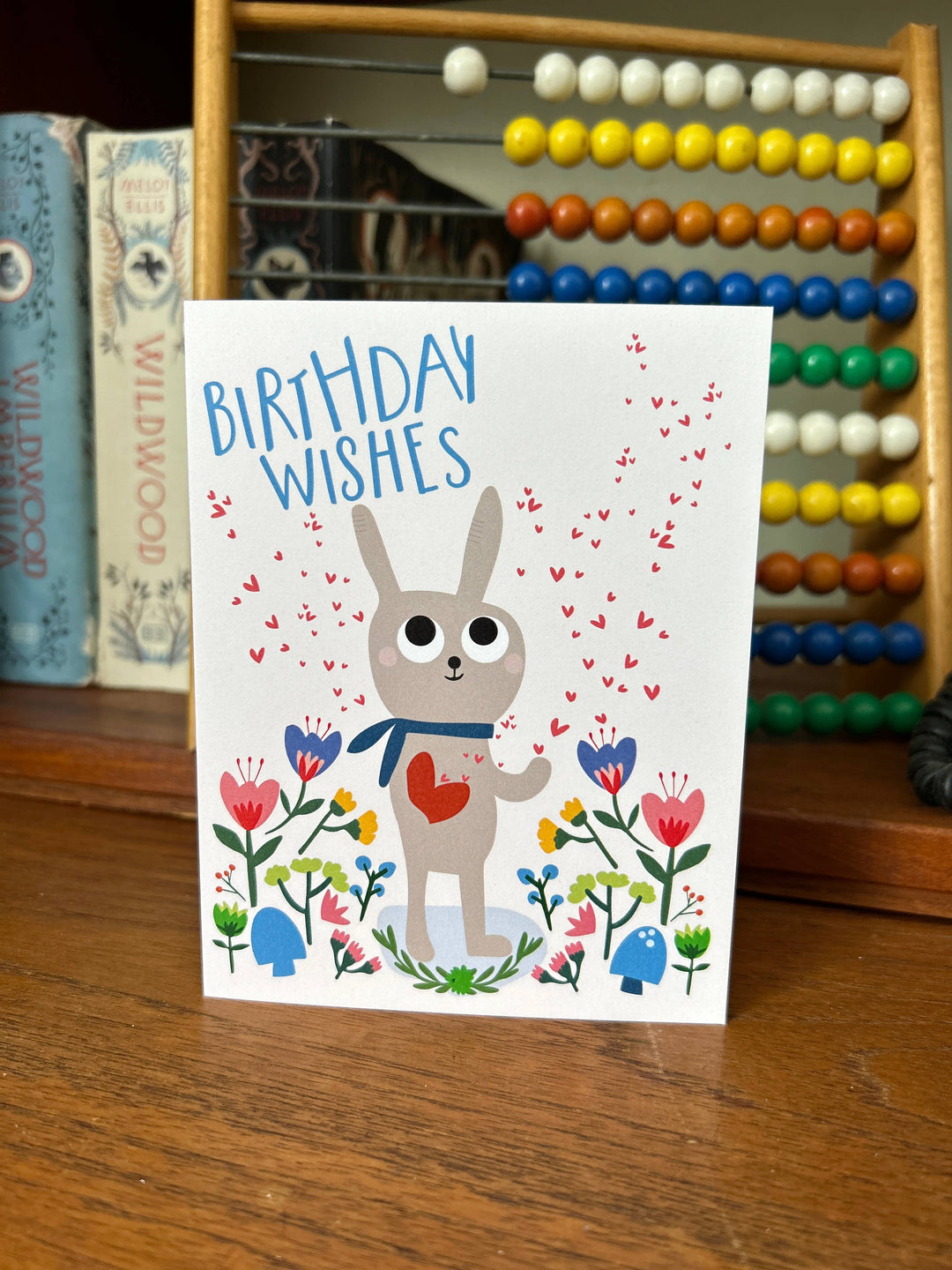 Happy Birthday Bunny Wishes Greeting Card