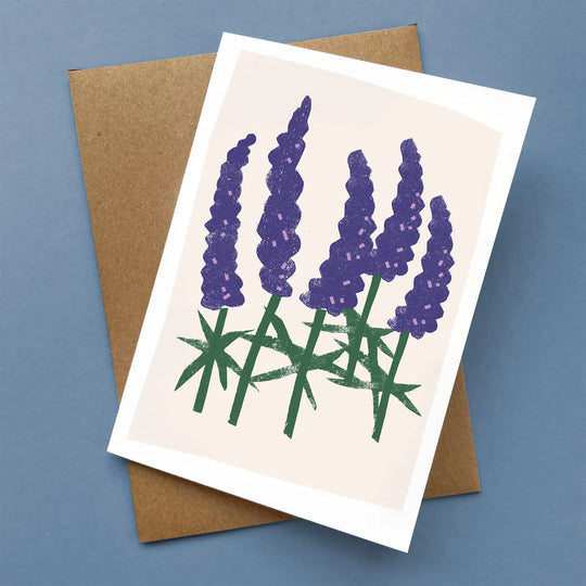 Greeting Card Wild Lupines