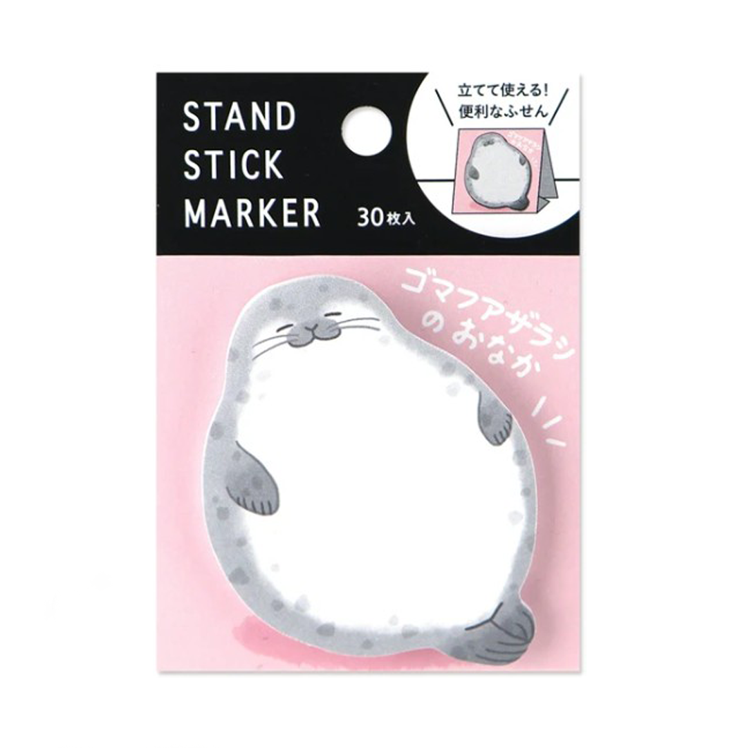 Mind Wave Sticky Note Stand Stick Marker - Seal Tummy