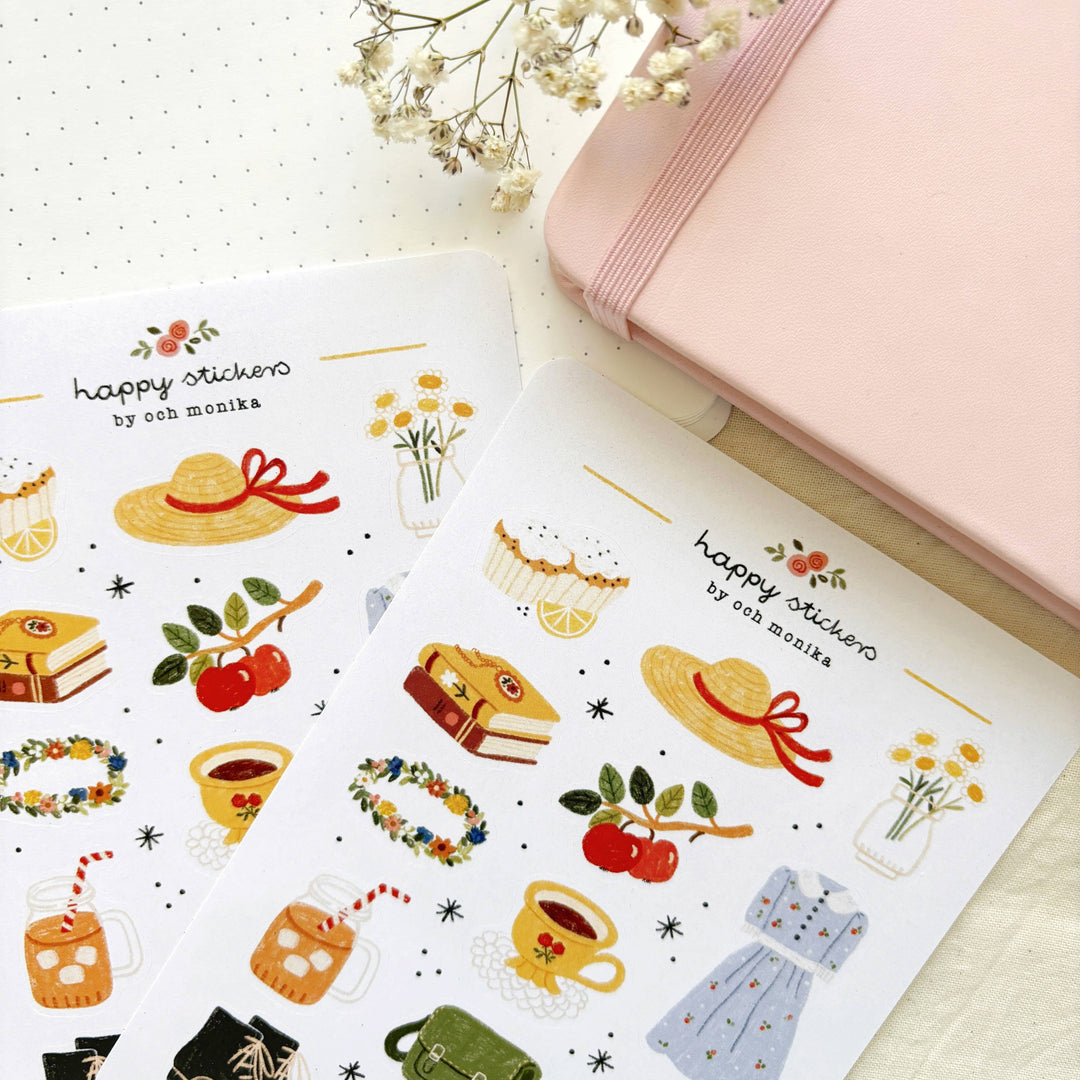 Late Summer - Planner &amp; Journal Stickers | A6 Matte Paper
