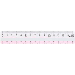 Raymay Fuji Ruler Colour 15cm - Pink