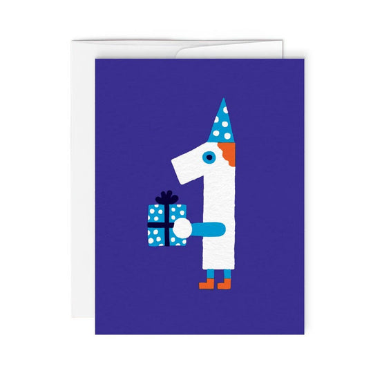 ONE YEAR — Birthday Card