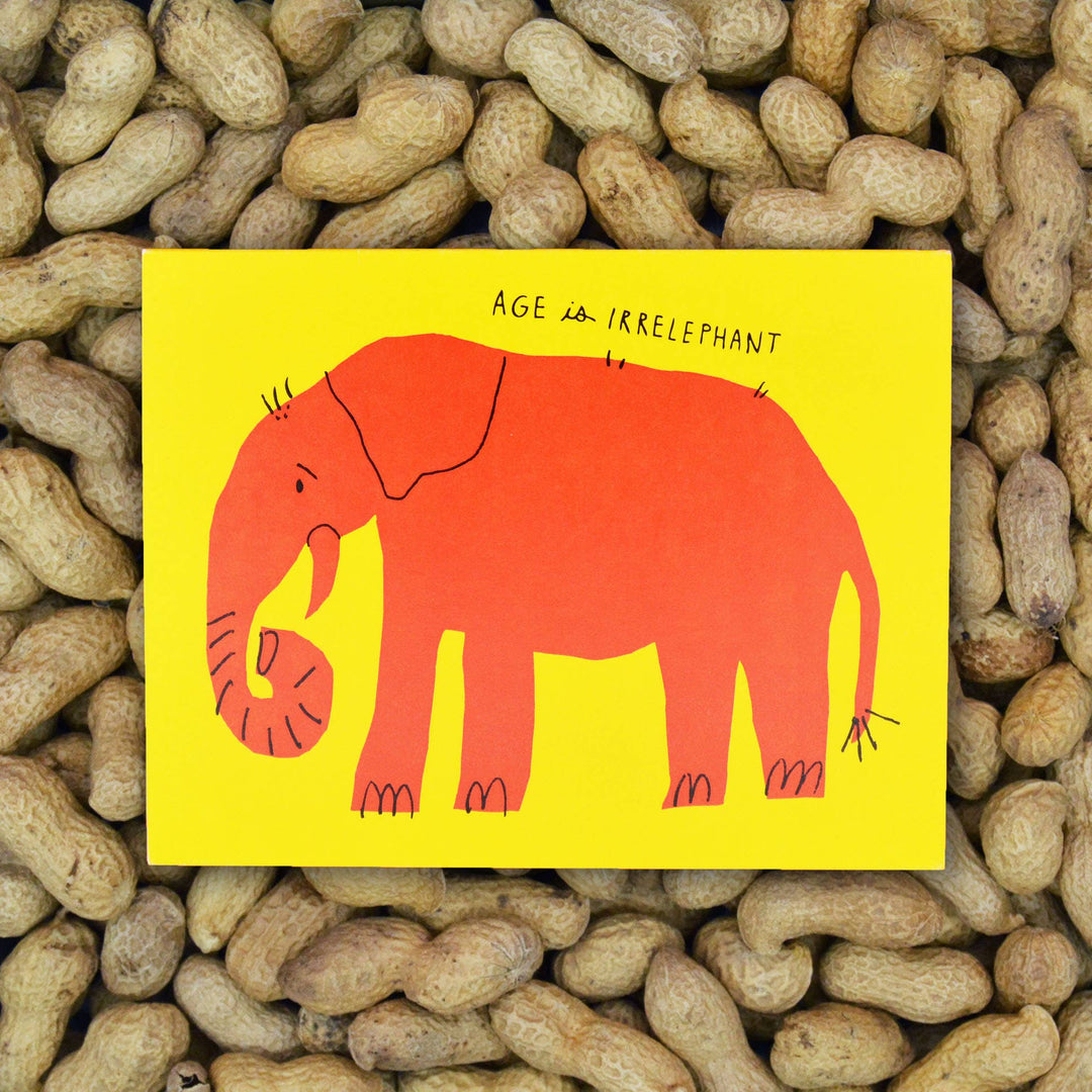 Irrelephant - Birthday Greeting Card
