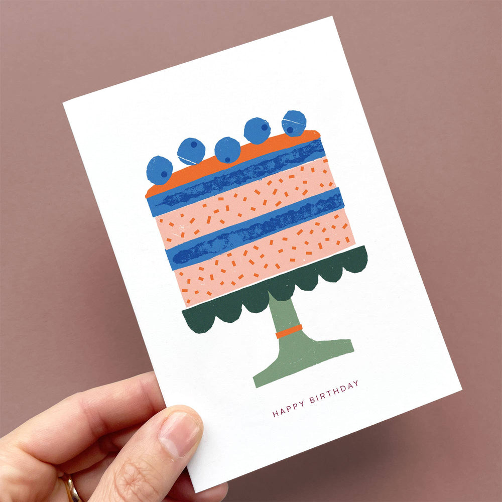 Greeting Card Birthday Cake
