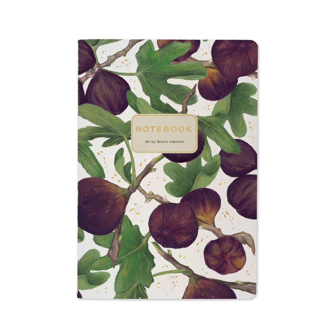 A5 Notebook -Figs on White 