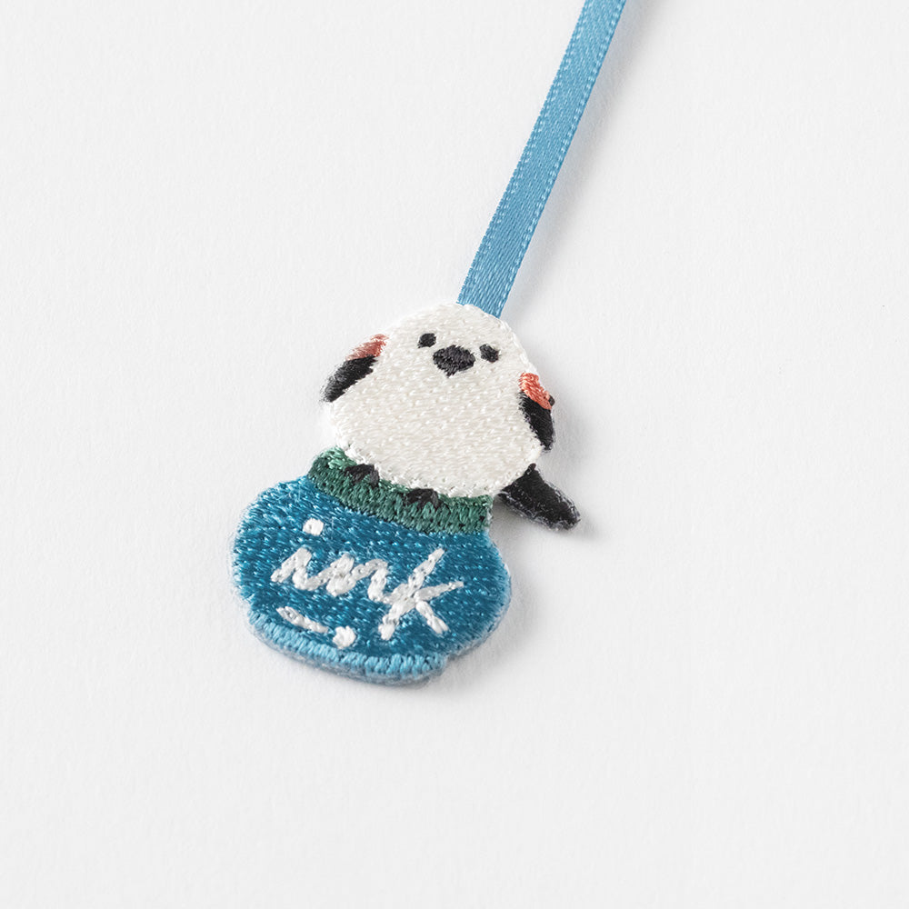 Midori Bookmarker Embroidery Long-tailed Tit