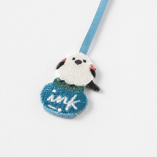Midori Bookmarker Embroidery Long-tailed Tit