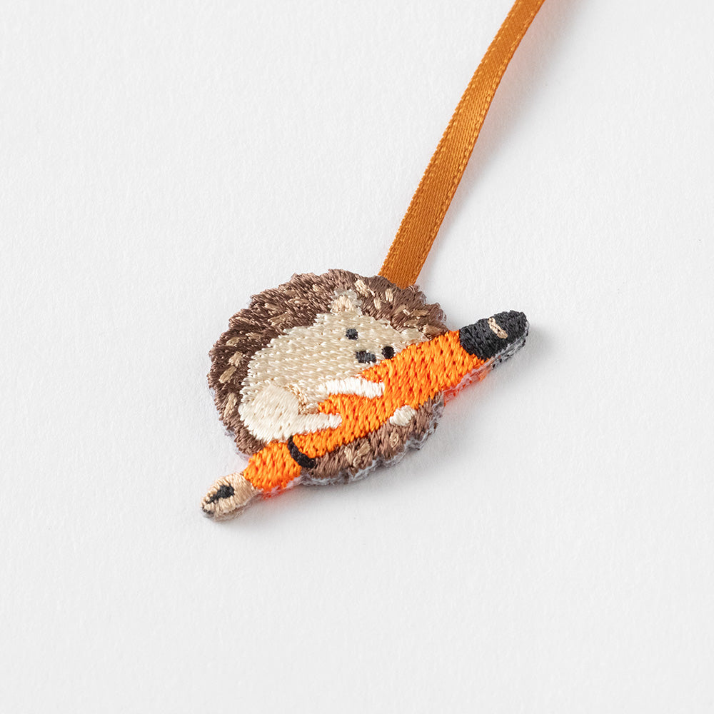 Midori Bookmarker Embroidery Hedgehog