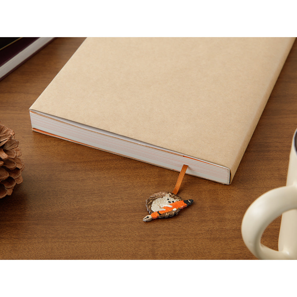 Midori Bookmarker Embroidery Hedgehog