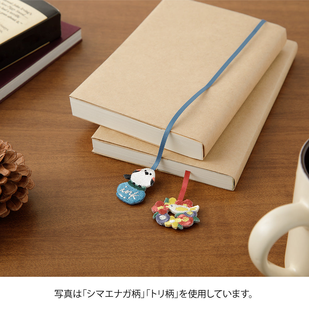 Midori Bookmarker Embroidery Bird