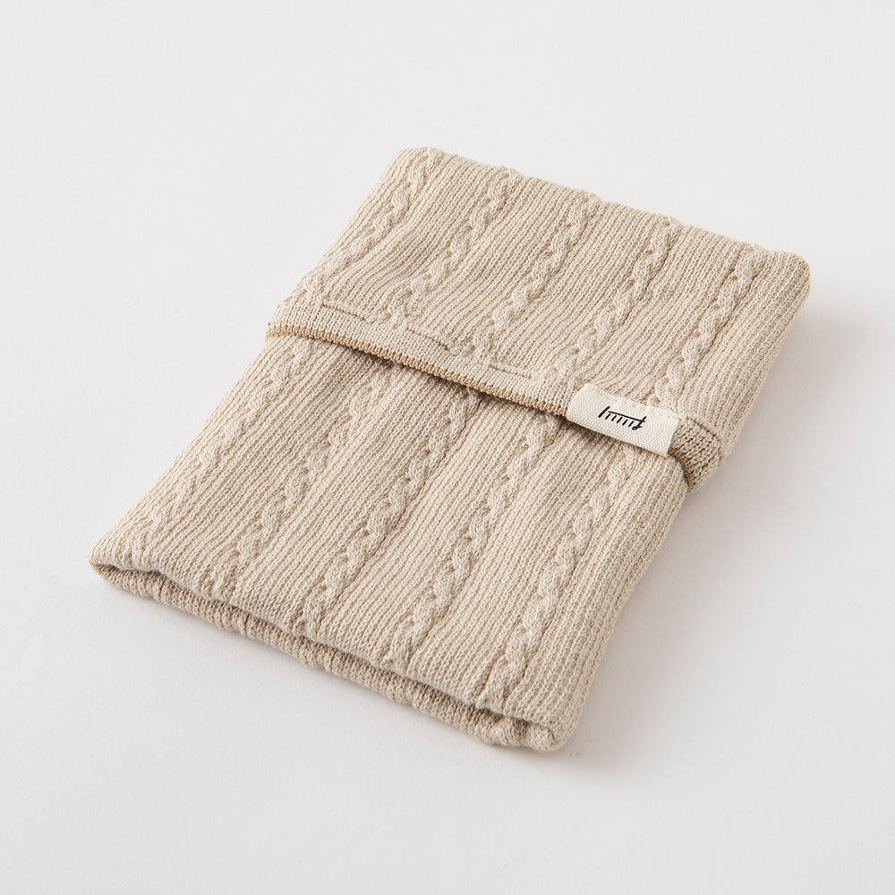 Midori Haramaki Notebook Sleeve A6 to B6- Beige