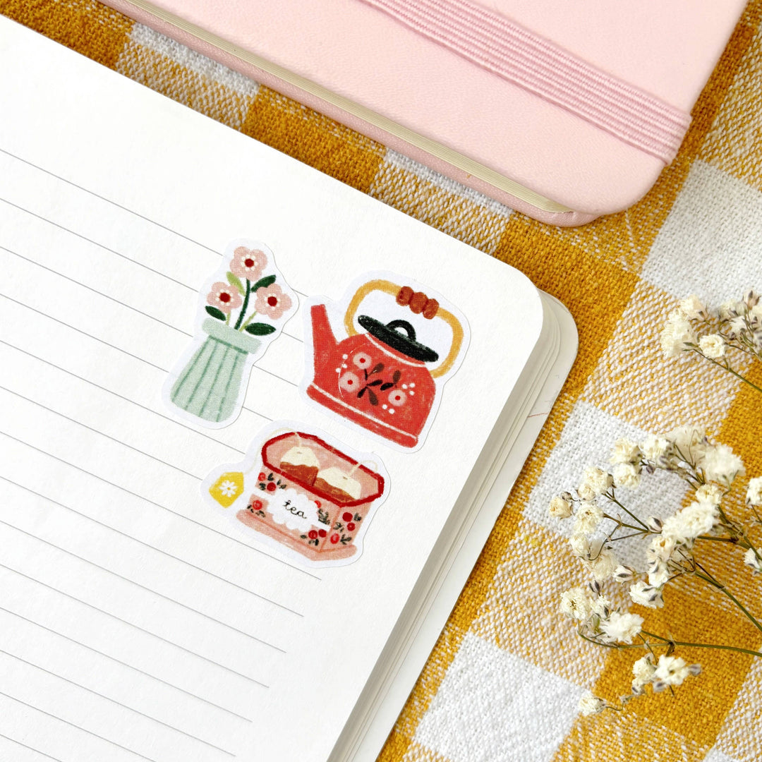 Tea Time - Planner &amp; Journal Stickers | A6 Matte Paper