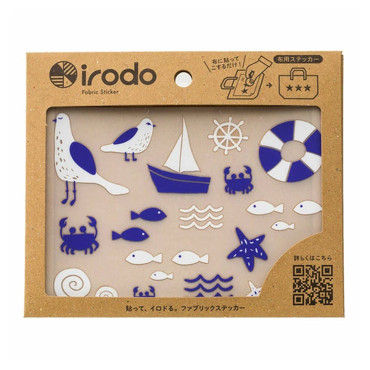 Irodo Fabric Transfer Stickers - Sea Blue