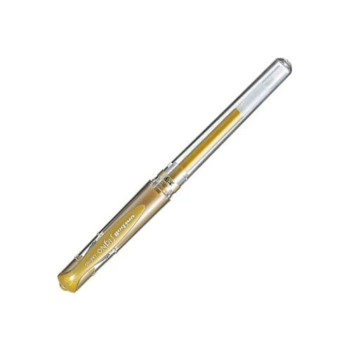 Mitsubishi Pencil Gel Pen Uni-ball Signo Bold Cap Style 1.0mm - Gold