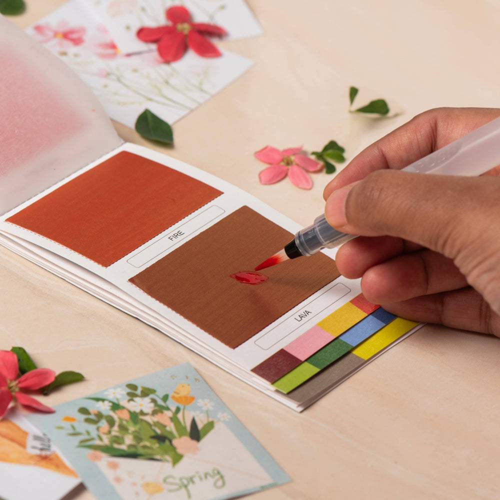 Viviva Colors Metallics Colorsheets- 10 Handmade Watercolors