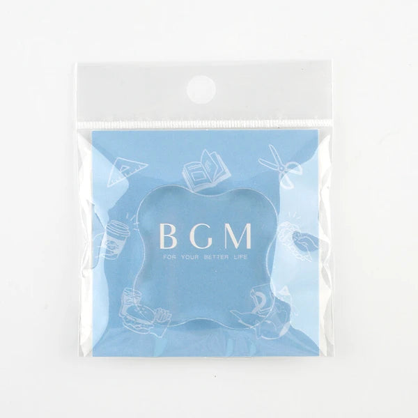 BGM Clear Stamp Acrylic Blocks S