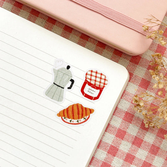 French Breakfast - Planner &amp; Journal Stickers | A6 Matte
