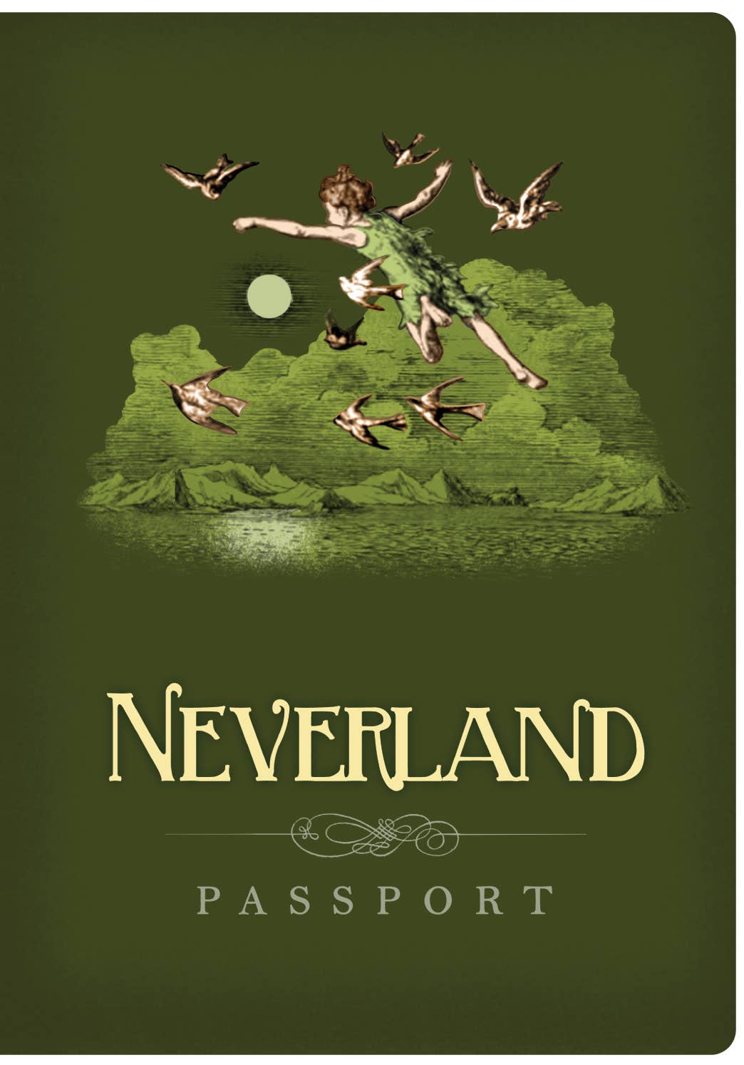 The Unemployed Philosophers Guild Notebook- Neverland Passport