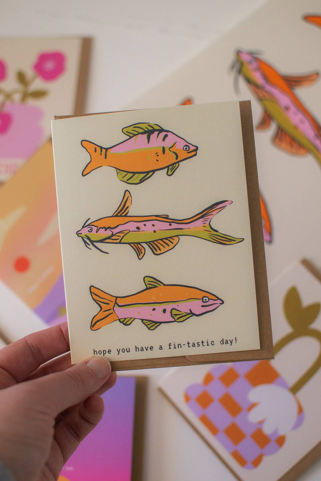 Funny Fish Birthday Card | Hope You Have a Fin-tastic Day