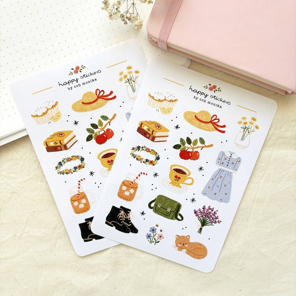 Late Summer - Planner & Journal Stickers | A6 Matte Paper