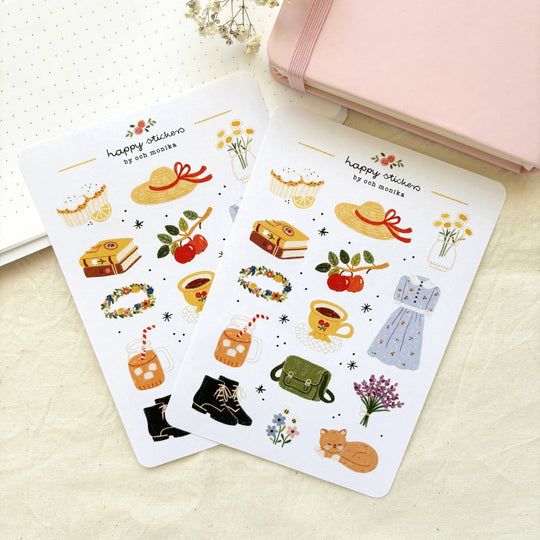 Late Summer - Planner &amp; Journal Stickers | A6 Matte Paper