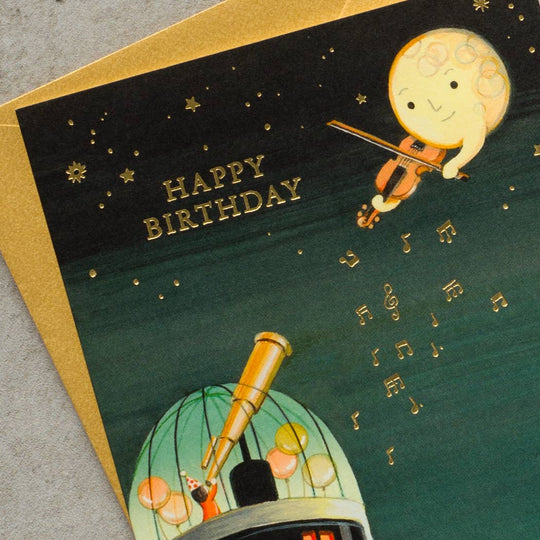 Observatory Birthday Greeting Card