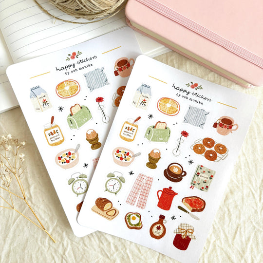 Good Morning - Planner &amp; Journal Stickers | A6 Matte Paper