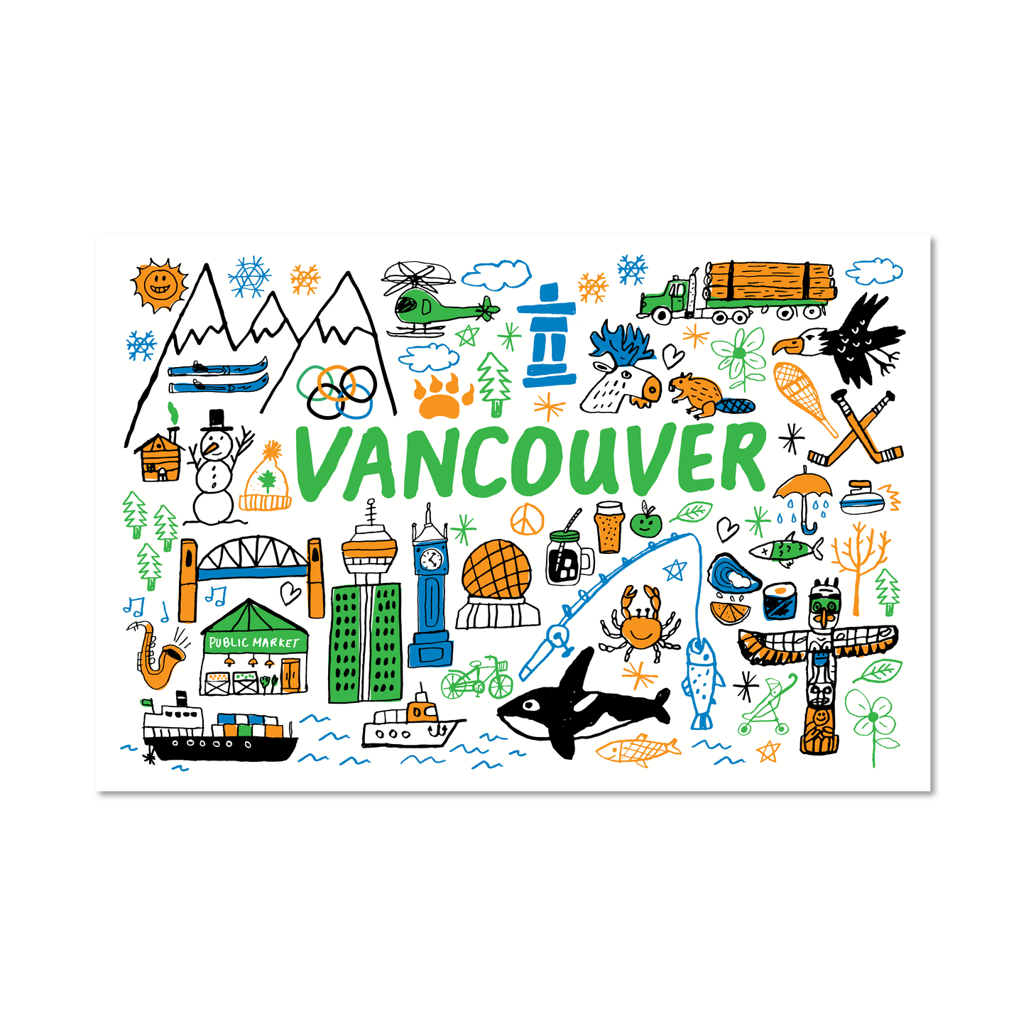 TOP VANCOUVER — Postcard