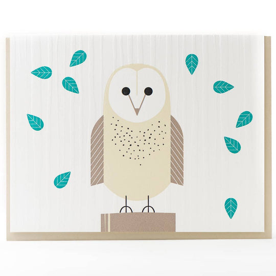 Owl Modern Card: Single Card