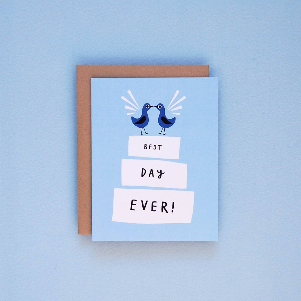 Best Day Ever - Wedding Greeting Card