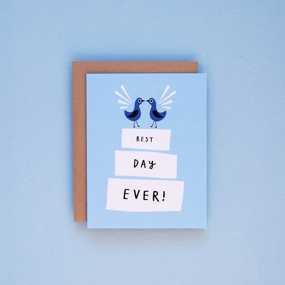 Best Day Ever - Wedding Greeting Card