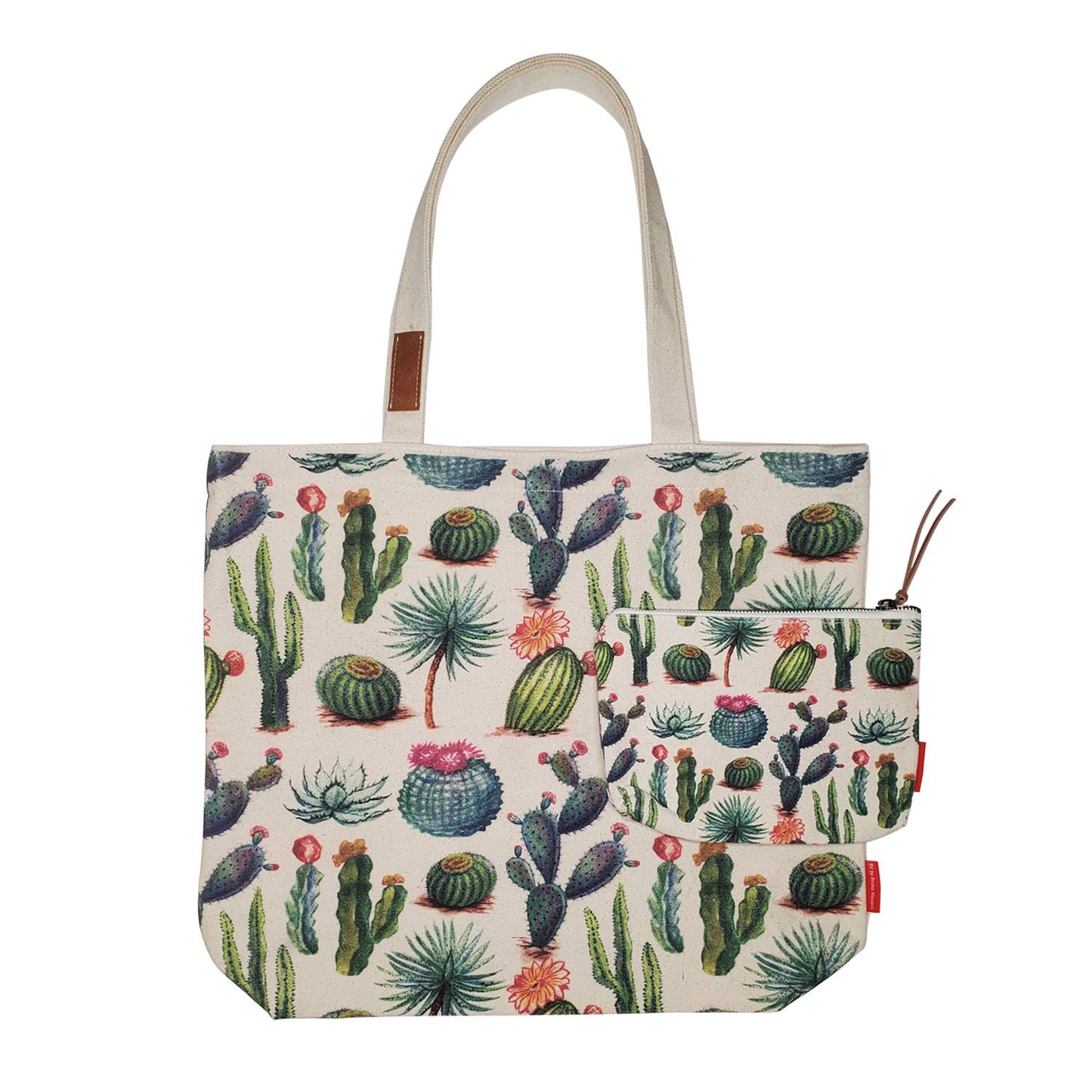 Tote Bag Canvas -Green Cactus