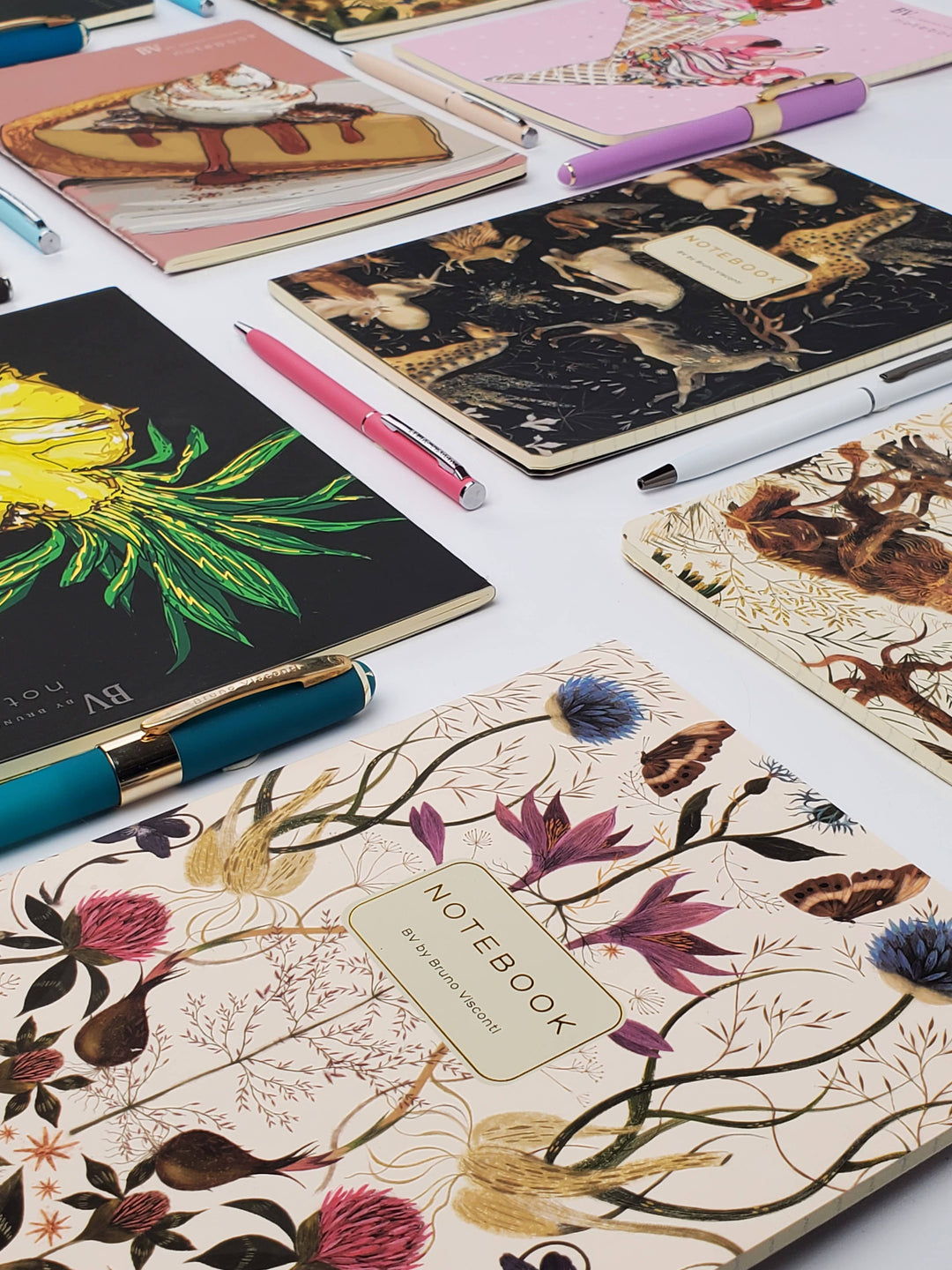 Bruno Visconti-Symmetrical Flora Notebook