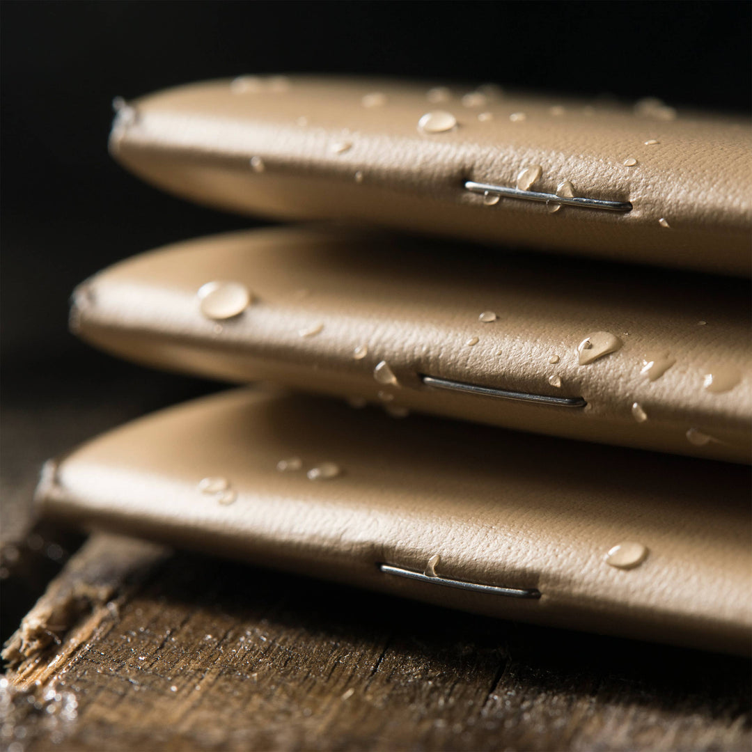 Rite in the Rain Notebook, 3.25" x 4.625" Tan Cover 3 PK